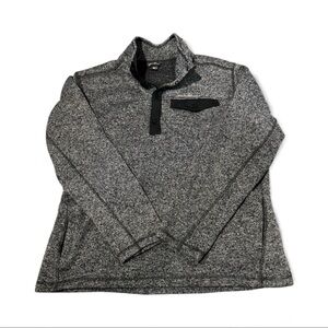 Eddie Bauer Men's Radiator Fleece  1/4 Zip Pullover Gray XL